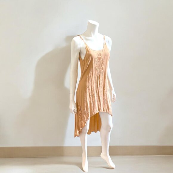 CLEOBELLA High Low Spaghetti Strap Dress in Nude, size Small - Picture 13 of 14